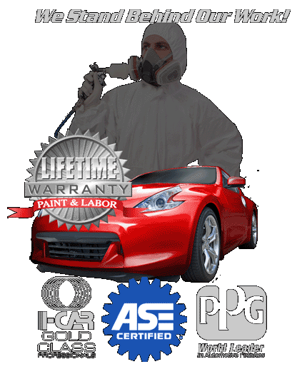 I-CAR, ASE, PPG certified body shop